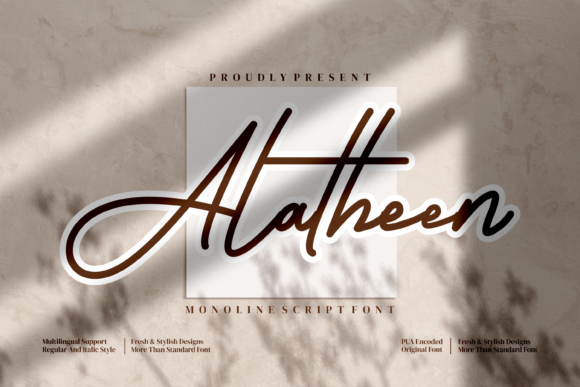 Alatheen: The Perfect Font for Crafting Elegant Campaigns