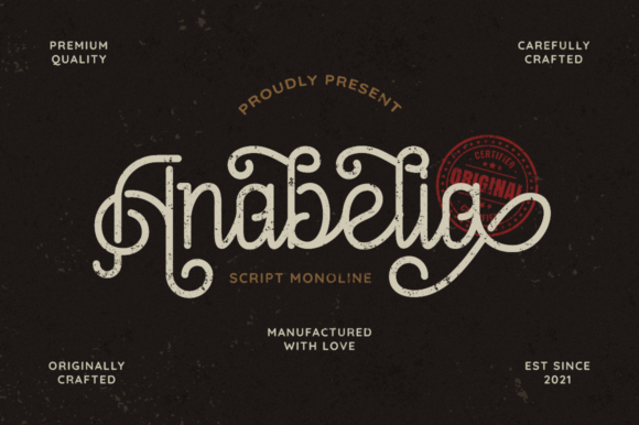Anabelia: A Delicate Script Font for Editorial Design and Branding
