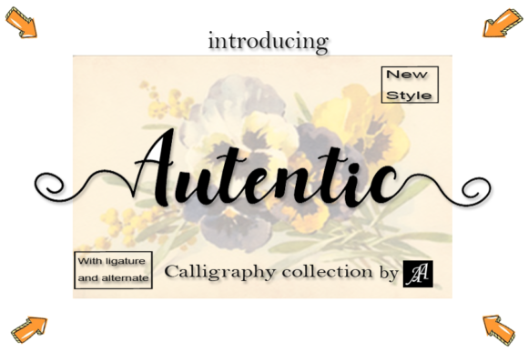 Autentic: A Script Handwritten Font for Modern Web Design