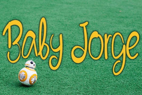 Baby Jorge: A Script Handwritten Font for Editorial Design and Branding
