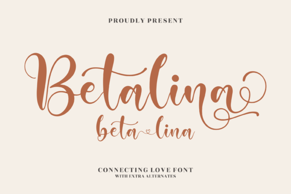 Betalina: A Script Handwritten Font for Luxurious Web Design