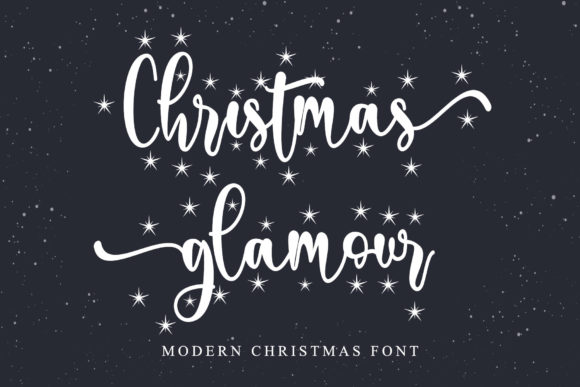 Christmas Glamour: A Script Handwritten Font for Festive Branding and Campaigns