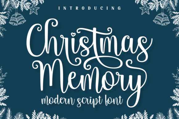 Christmas Memory: A Script Handwritten Font for Editorial Design