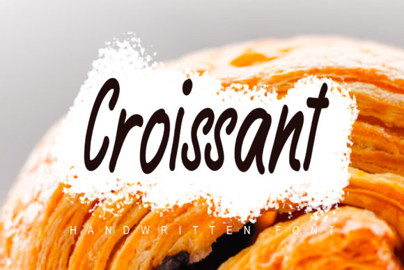 Croissant: A Script Handwritten Font for Digital Branding and Web Design