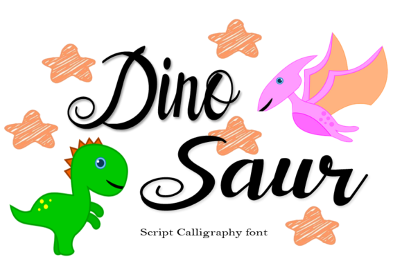 Dino Saur: A Script Handwritten Font for Creative Campaigns