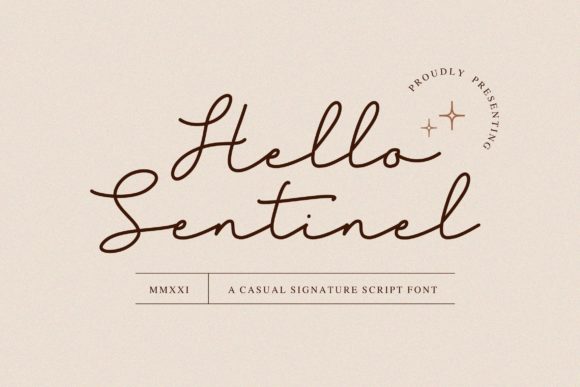 Discover the Beauty of Sentinel: A Script Handwritten Font for Crafters and Designers
