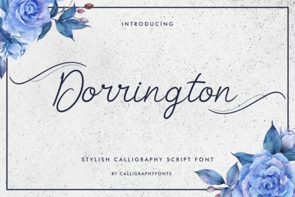 Dorrington: A Script Handwritten Font for Elevating Brand Identity