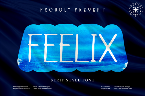 Feelix: A Script Handwritten Font for Editorial Design and Creative Projects