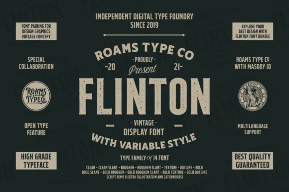 Flinton Family for Editorial Design and Content Branding