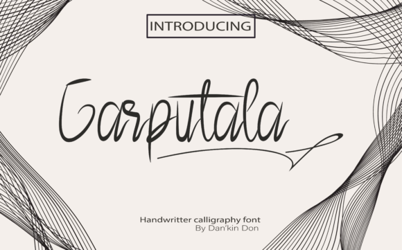 Garputala: A Script Handwritten Font for Creative Branding