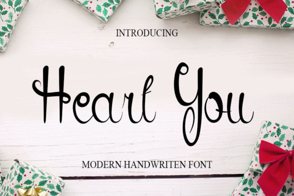 Heart You: A Script Handwritten Font for Editorial Design
