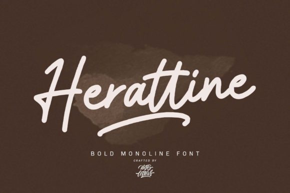 Herattine: A Romantic Script Font for Elevating Brand Identity