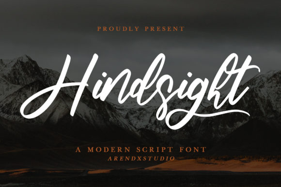 Hindsight: A Versatile Script Font for Creative Branding
