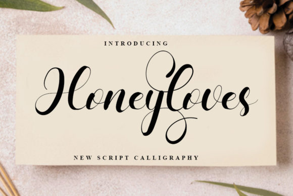 Honeyloves: A Script Handwritten Font for Creative Crafters and Product Makers