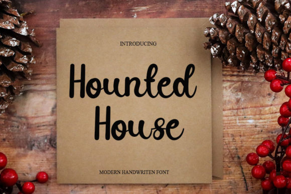 Hounted House: A Script Handwritten Font for Polished Branding