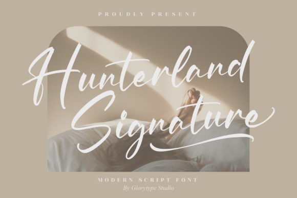 Hunterland Signature: A Script Font for Elegant Digital Branding