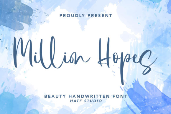 Million Hopes: A Font for Editorial Elegance