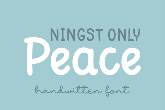 Ningst Only Peace: The Font That Elevates Your Brand’s Personality