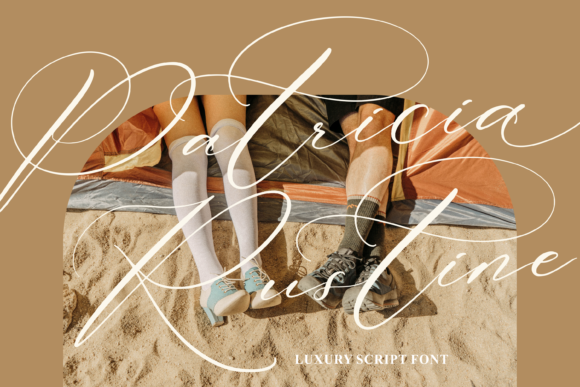 Patricia Rustine: A Romantic Script Font for Luxury Branding