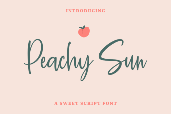 Peachy Sun: A Timeless Script Font for Branding and Creativity