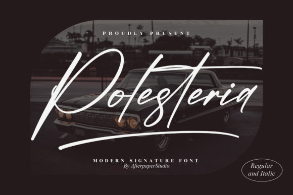 Polesteria Font Review: A Delicate Script for Designers