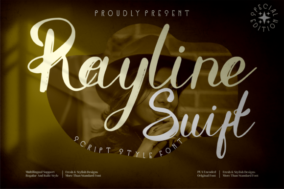 Rayline Swift: A Script Handwritten Font for Editorial Design