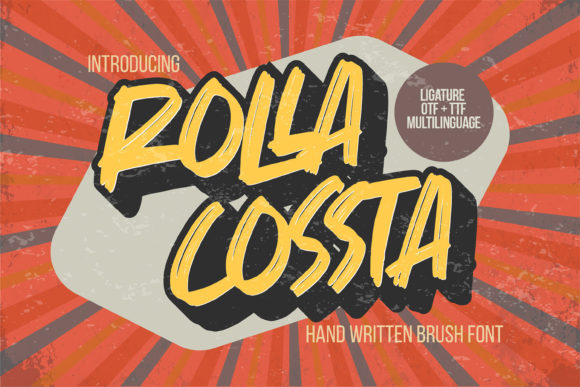 Rolla Cossta: A Fun Script Font for Creative Crafters