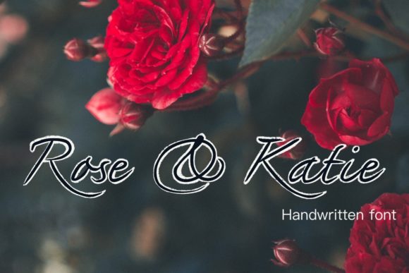 Rose Katie: A Script Handwritten Font for Creative Makers