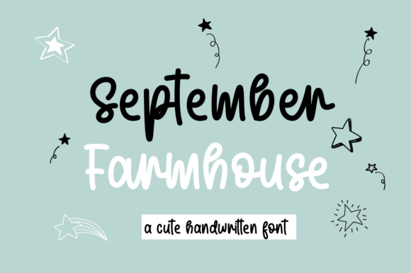 September Farmhouse: A Script Handwritten Font for Modern Web Design