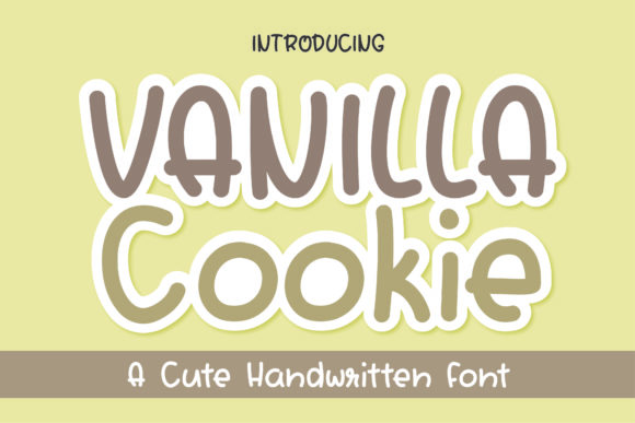 Vanilla Cookie: A Script Handwritten Font for Creative and Practical Design