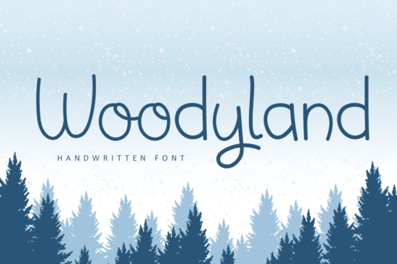 Woodyland: A Minimal Handwritten Font for Modern Web Design